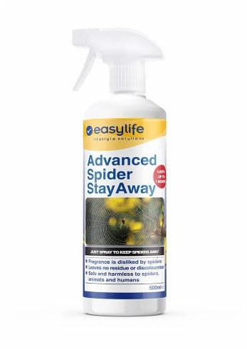 Easylife Advanced Spider StayAway Spray - Spider Repellent for Indoor and Outdoor Use - Harmless Insect Repellent Spray - Quick and Safe Application (500ml, Pack of 1 Bottle)