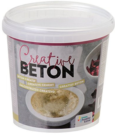 Glorex 6 2606 601 - Creative Beton, 1500 g im Eimer, universelle Betongießmasse, hochwertig und schadstofffrei, wetterbeständig und frostfest