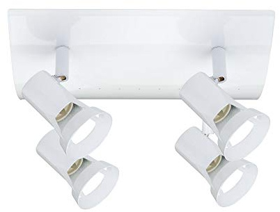 Paulmann 66705 Spotlight Teja max. 4x10 Watt Spot Weiß Spotlight Metall Deckenlampe GU10 Deckenstrahler ohne Leuchtmittel Strahler