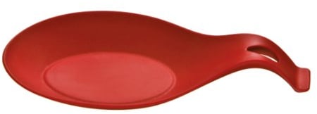 Premier Housewares - Repose-Cuillère en Silicone - Zing - Rouge