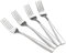 HOMMP Lot de 16 fourchettes en acier inoxydable, 21 cm