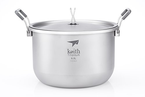 Keith Titanium Ti8301 Topf – 6,0 l ●●●●●●● Keith's 18-jähriges Jubiläum: exklusiver Preis!