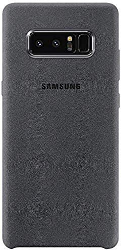 Samsung Mobile Alcantara Cover Custodia Compatibile con Samsung Galaxy Note 8, Grigio Scuro