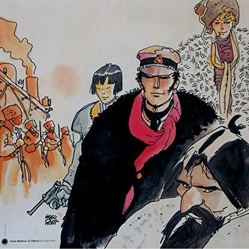 CC Editions Poster Offset Corto Maltese, Sibérie (70x70cm)