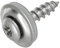 100 Stück Spenglerschrauben 4,5 x 20 Torx | inkl. Dichtscheibe 15 mm - Edelstahl A2 Blank | Flachsenkopf | Universalschraube | Schrauben