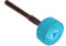 Bâton de maillet, tambour fait main en bois dur tambour feutre de laine tambour bâton de percussion maillet pour bouddhisme tibétain bol chantant 28x7cm/11.0x2.7in(Bleu)