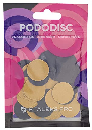 STALEKS PRO Pododisc Ricarica 50 dischi monouso adesivi per pedicure (Rugosità - 320) PDF-20-320