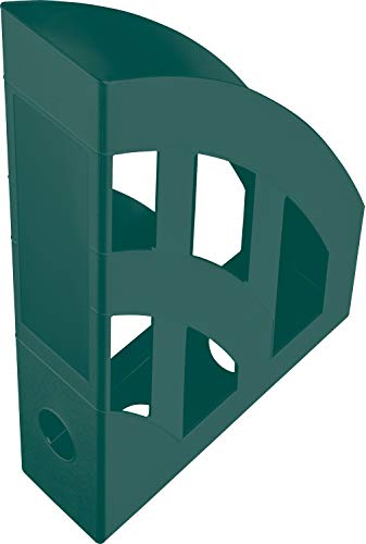 Helit H2661052 - Stehsammler the green bridge, DIN A4-C4, aus Recycling-Kunststoff Blauer Engel zertifiziert, grün, 1 Stück