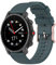 Yikamosi Kompatibel mit Polar Pacer/Ignite/Unite Armband,20mm Schnellverschluss Weiches Silikon Roségold rostfreiem Metallverschluss Ersatzbänder für Polar Pacer/Ignite/Unite,Olivgrün
