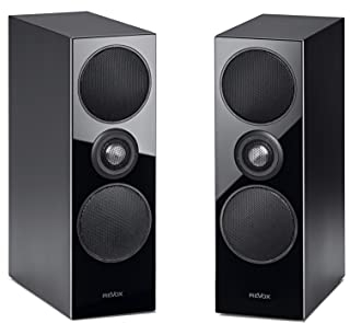 Revox Shelf G70 1 Paar 2 Wege-Bassreflex Lautsprecher Silber schwarz weiß (schwarz/schwarz)