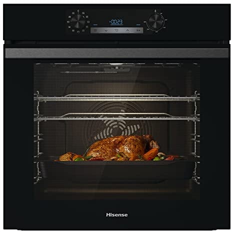 Hisense BI62212ABUK Built-in Electric Single Oven - Black - A Rated, 22 x 23 x 23 inches (L x W x H)