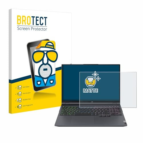 BROTECT Protector Pantalla Anti-Reflejos para Lenovo Legion 5 Pro Película Mate Anti-Huellas