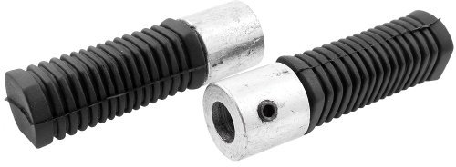 VANEZ Fußrasten Set Pedalwelle kompatibel für Piaggio Vespa Ciao PX, Bravo, Boxer, Puch Maxi, Peugeot 103