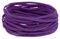 LEREATI Faux Leather for Jewellery Making, 3mm Suede Cord Flat Leather String, 5m Thong Cord Beading Thread for Necklace, Bracelet, Pendants, Dream Catcher, DIY Crafts (Purple)