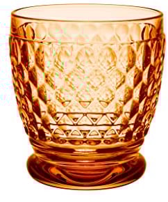 Villeroy & Boch – Boston Wasserglas Orange, Spülmaschinenfest, Glas, Trinkgeschirr, Kristallglas