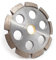 Toplionace 100/125mm Béton en Forme de V Rainurage Roue Coupe Lame de Scie Pierre Mortaiseuse Sol Rainurage Diamant Coupe Outils (125x10x22.23MM)