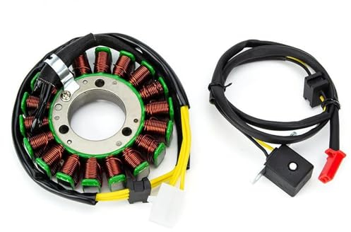 EKEGUY Stator Lichtmaschine 21003-1123 Motorrad-Statorspule Für Kawasaki EN 400 Bulcan 400 Vulcan 400 454LTD EN 500 Vulcan 50 Lichtmaschine