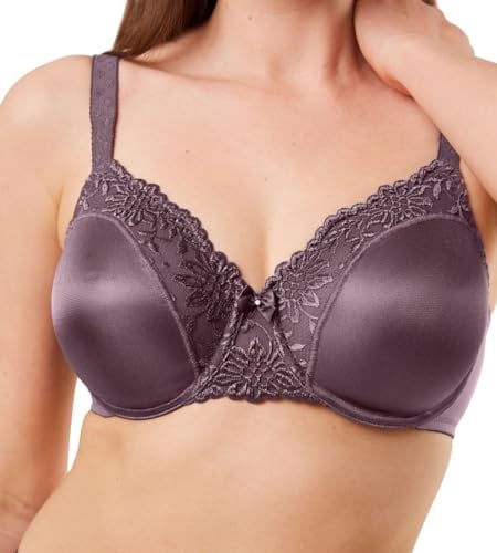 Triumph Damen Minimizer-BH Ladyform Soft W X, mit Bügel, ohne Polsterung, Verstellbare Träger, 75D, Purple Dusk