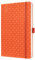 SIGEL J5119 Wochenkalender 2025 A5, Jolie, orange, Hardcover, Gummiband, Stiftschlaufe, Einstecktasche, 174 Seiten, vegan, Buchkalender, Terminplaner