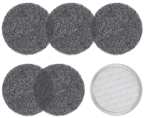 SNDOAS Replacement Filter Set YYCF-MH02, incl. Activated Charcoal Filter 5 Pieces, 3-layer aluminium filter 1 Piece, Accessories for Portable Extractor Fan Kitchen YYUKMH-TBX8