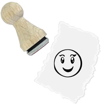 Ministempel - Motivstempel - Smiley - Emojis - Girly Smiley
