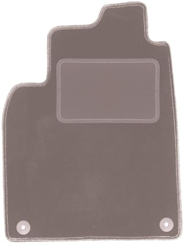 Wielganizator Automatte – Passend für Saab 9-3 II Cabrio 2002-2014 – Velours – Autozubehör - Praktische Fußmatte Auto – 1-teilig - beige