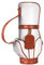 ALWIDA Golftasche, Golfballhalter, elastischer Golfballträger, Golfballtasche, PU-Leder-Golfballtaschen-Halter, leichte Golfball-Einzel-Umhängetasche, Damen-Geldbörse für Golf
