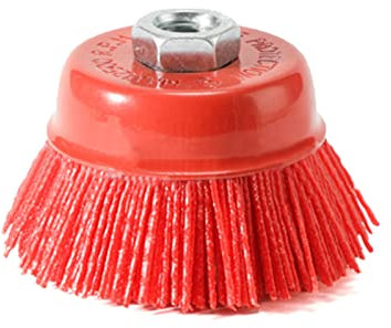 1piece 100mmx M14 Cup Nylon Abrasive Brush Wheel P80 Pile Polymer-Abrasive Grinder for Drill Rotary Tool Wood Polishing 1piece 100mmx M14 Cup Nylon Abrasive Brush Wheel P80 Pile Polymer-Abrasive