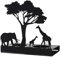 Elefant Kerzenhalter | Dekorativer Teelichthalter Mit Giraffe - Weihnachtsdekorationen Für Wohnzimmer, Schlafzimmer, Couchtisch, Esstisch
