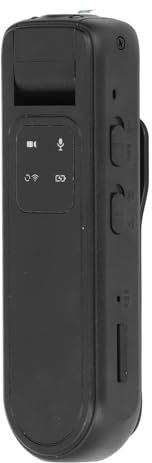 Am Körper Getragene Kamera, Drehbares 2304x1296P Objektiv, Infrarot, WLAN Kamera, Tragbarer Videorecorder, für Viidure APP Verbindung