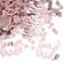 300pcs Hen Party Confetti Rosegold Hen Do Confetti Decorations Team Bride + 6mm Heart Bridal Party Confetti Card to be Bridal Party Decoration for Wedding Decor Table Decorations Gift Bags Cake Stands