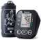 Tensiomètre Bras électronique - Grand Écran LCD - Alimentation Double - Taille de Brassard Réglable - Mémoire de 2 * 99, Tensiometre bras avec Fonction de Détection Battements Irréguliers (Noir)