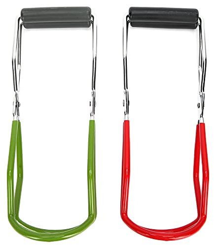 2 Piece Can Lifter, Can Lifter Stainless Steel Wide Mouth Feeding Bottle Clamp with Grip for Kitchen Dining Room Wide Mouth Clamp