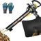 Souffleur de Feuilles 3-en-1 Électrique, Souffleur de Feuilles de Jardin 3800W & Aspirateur Broyeur avec Sac de Collecte de 40L, Taux de Broyage 16:1, Broyeur de Jardin pour Souffler Feuilles Débris