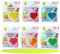Knete Play Dough 100% natürliche Inhaltsstoffe, ungiftig, Nachfüllpackung, Knete, Kinderknete, Knete ab 2 Jahre, Knetezubehör, Knetset, Knete 6er Set, Spielknete Blau,Grun,Rot,Gelb,Pink,Orange -750g