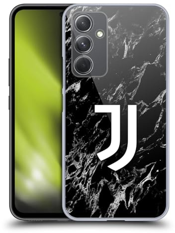Head Case Designs Offizielle Juventus Football Club Schwarz Marmor Harte Rueckseiten Handyhülle Hülle Huelle kompatibel mit Samsung Galaxy A54 5G