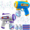 TEBOKHAD 2 Seifenblasenpistole, Seifenblasenmaschine Kinder Mit 2 Flaschen 70ml Seifenblasenflüssigkeit Tank & 10 Packungen Mit Seifenblasenwasser Für Seifenblasen Party Favors, Kinder, Hochzeit
