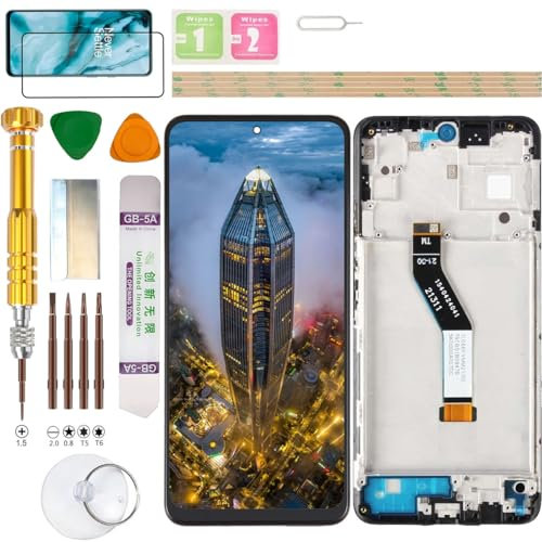 Gadget Troops Conjunto de pantalla LCD para Xiaomi Redmi Note 11S (versión 5G) 22031116BG/POCO M4 PRO (versión 5G) 21091116AG