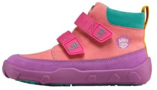 Affenzahn Übergangsschuh Leder Friendy wetterfest atmungsaktiv aus Leder mit Rutschfester Sohle und Reflektoren, Größe 21-32