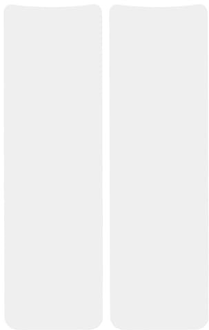 NULYLU 2 pezzi Tavoletta trasparente in materiale durevole spatola per balayage e colorazione capelli con design curvo per divisione precisa e protezione del cuoio capelluto strumento