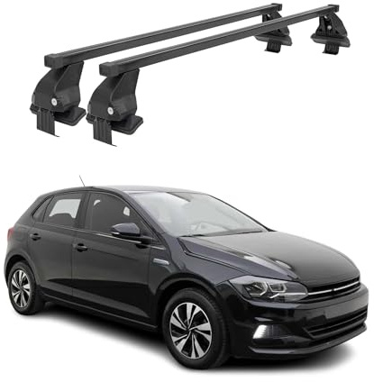 OMAC Menabo Dachträger für VW Polo mk6 2021-2026 FL Stahl Schwarz