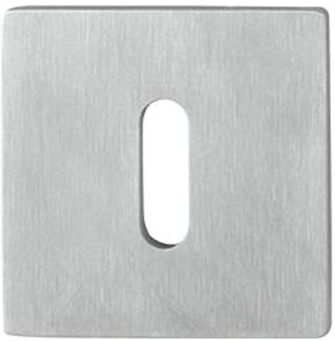 Schlüsselrosetten-Paar E848S-SK VA F69 Schildstärke 2mm OB quadratisch