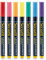 Securit Kreidemarker, 1-2 mm, mehrfarbig, blau, orange, violett, pink, rot, grün, gelb