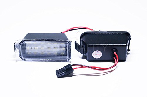 Ledpremium - 2 x LED Number Plate Lights for Jaguar XF X250 from VIN S20753