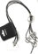 Lagenlook Lange doppelte Lederkette Hoop Stil Abstrakt Halskette Anhänger Modeschmuck