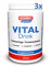 MEGAMAX® Vital Drink 3X Cappuccino – Proteinreiche Mahlzeit mit Glucomannan & Ballaststoffen – Sättigungs-Drink zur Gewichtskontrolle – GLP-1-freundlich – 425 g Pulver