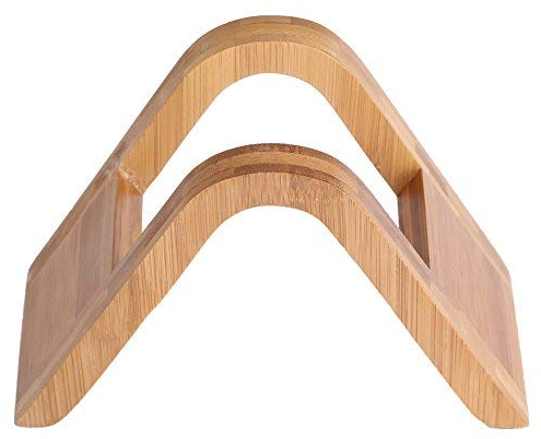 Kaffeefilterhalter Bambus Holz Kaffee Filter Ablage Papier Regal Ständer für Espresso Kaffeemaschine