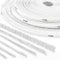 STEIGNER 25m Bürstendichtung Weiß Dichtungsbürste selbstklebend, Türbodendichtung Türdichtung, Höhe 12 mm