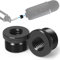 Frgyee Schraubgewinde-Adapter, 1,6 cm männlich auf 0,95 cm weiblich, Mikrofon-Schraube für Blue Yeti/Blue Snowball/Blue Yeti X Mikrofonständerhalterung (schwarz)