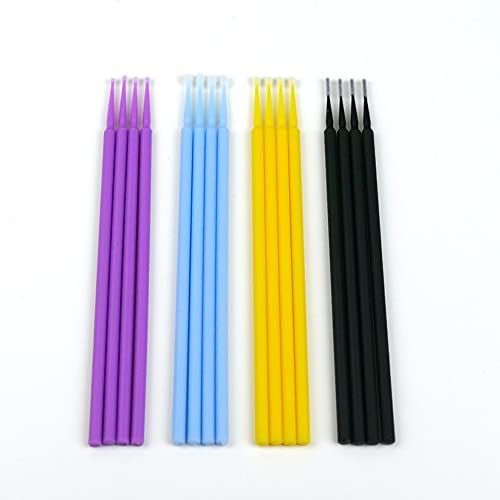 SD COLORS STICKS SWABS 16 PIECES AUTOMOTIVE PAINTWORK CAR DETAILING REPAIR FOR SCRATCHES STONE CHIPS TOUCH UP MICRO BRUSH 1.2mm 1.5mm 2.0mm 2.5mm